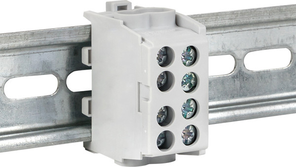 Изображение товара Клемма КС КВС распределительная с двойным винтом 2x25/2x16 / 92086 (серый)