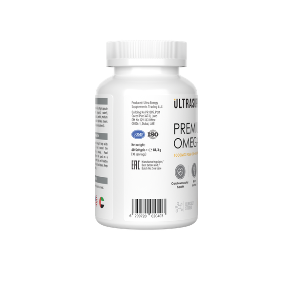 Изображение товара Жирные кислоты Ultrasupps Премиум Омега-3 (30 капсул)