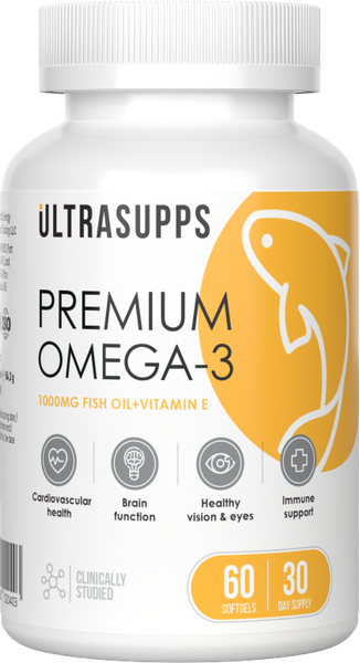 Изображение товара Жирные кислоты Ultrasupps Премиум Омега-3 (30 капсул)