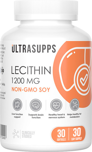 Изображение товара Пищевая добавка Ultrasupps Лецитин (30 капсул)