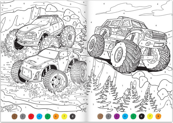 Изображение товара Набор раскрасок Буква-ленд Для мальчиков / 5298383, мягкая обложка (4шт)