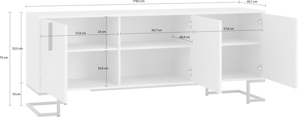 Изображение товара Тумба Involux Неаполь 226T005 (кашемир/шампань)