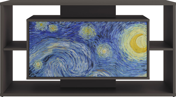 Изображение товара Тумба Involux Неаполь 227T001 (графит с печатью)