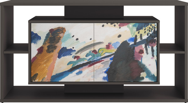 Изображение товара Тумба Involux Неаполь 227T011 (графит с печатью)