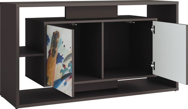 Изображение товара Тумба Involux Неаполь 227T011 (графит с печатью)