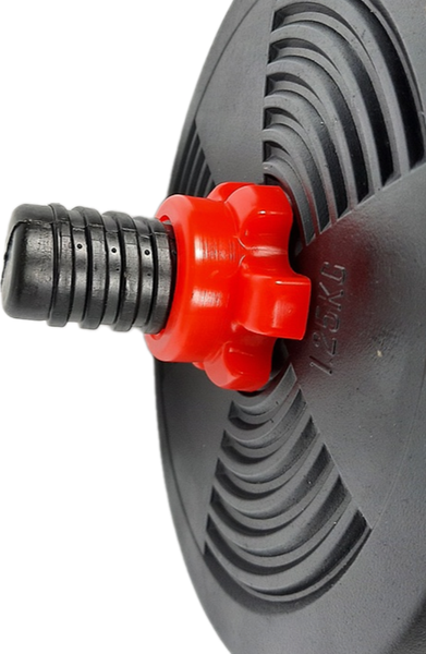 Изображение товара Набор гантелей Ametist Со штангой и гирями 6 в 1 (20кг)