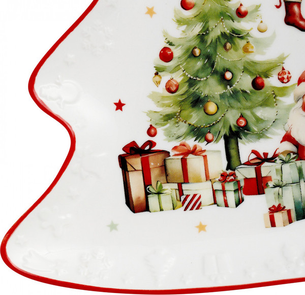 Изображение товара Блюдо Decor de table Рождественский винтаж. Ель / DDT-LH9932-26