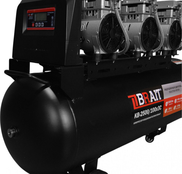Изображение товара Воздушный компрессор Brait KB-2500/100X3C