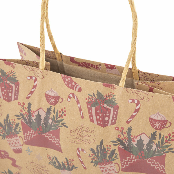 Изображение товара Набор пакетов подарочных Золотая сказка Новогодние / 592127 (10шт)