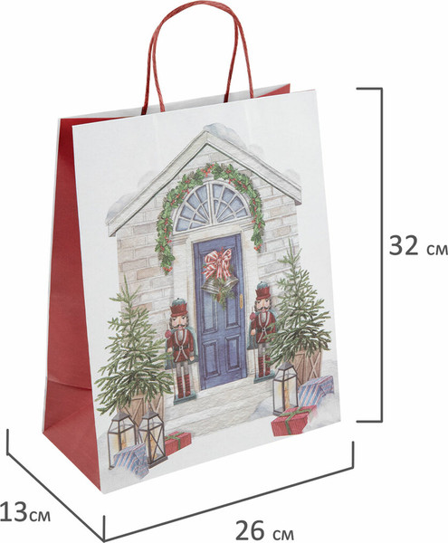 Изображение товара Набор пакетов подарочных Золотая сказка Новогодние / 592131 (10шт)