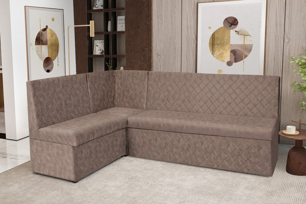 Изображение товара Уголок кухонный мягкий Аквилон Дюпон СМ (парма 10 коричневый)