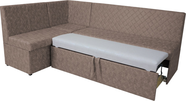 Изображение товара Уголок кухонный мягкий Аквилон Дюпон СМ (парма 10 коричневый)