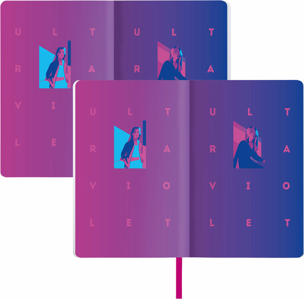 Изображение товара Ежедневник Brauberg Vista. Ultraviolet / 111990 (136л)