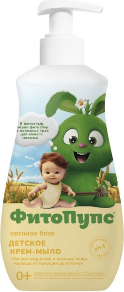 Изображение товара Крем-мыло жидкое детское Fito Косметик Фито Пупс Овсяное безе (290мл)