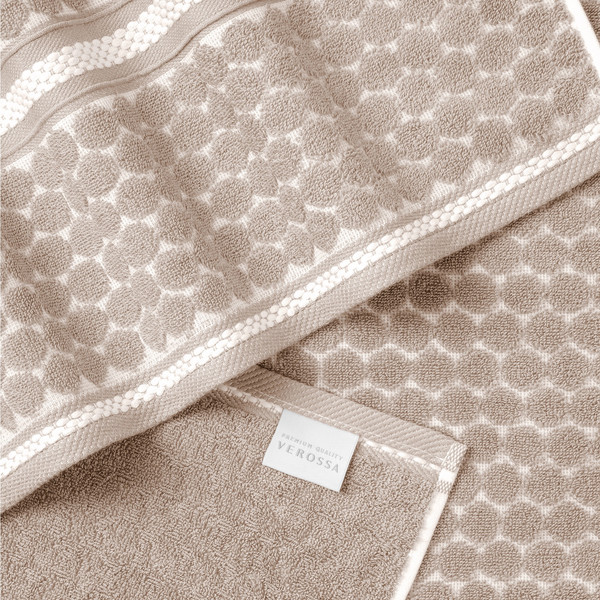 Изображение товара Полотенце Verossa Dots tactille 50x90 (кофе/белый)