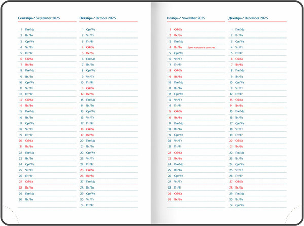 Изображение товара Ежедневник Galant Ritter 2025 / 115715 (коричневый)