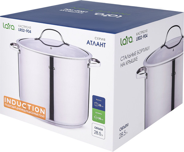Изображение товара Кастрюля Lara Атлант LR02-904