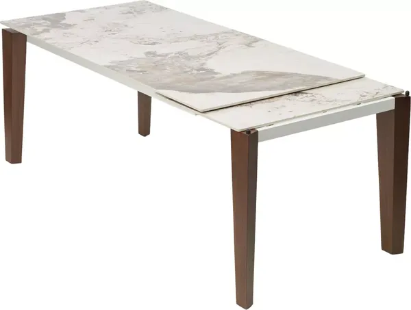 Изображение товара Обеденный стол M-City Esmir 180 Gloss Luxury Pandora Solid Ceramic / 614M05812 (орех)