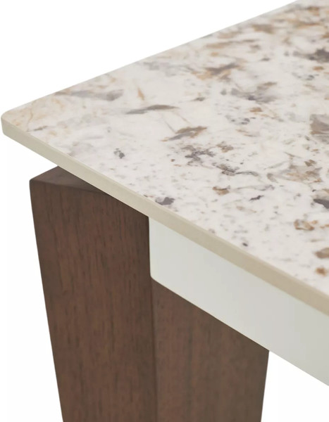 Изображение товара Обеденный стол M-City Esmir 180 Gloss Luxury Pandora Solid Ceramic / 614M05812 (орех)