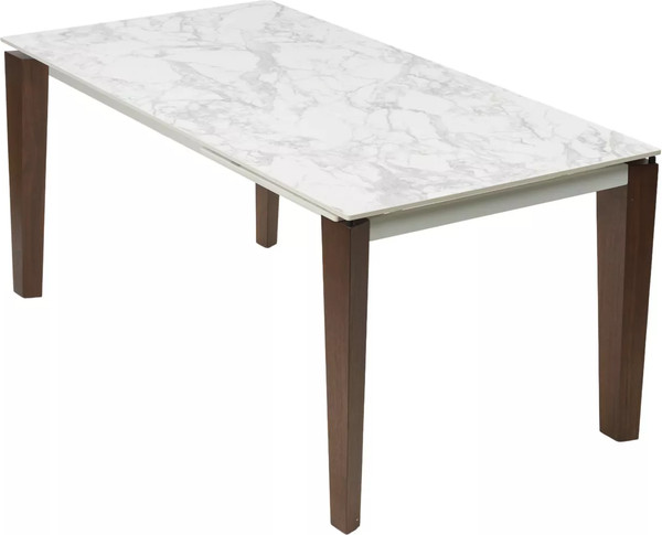 Изображение товара Обеденный стол M-City Esmir 180 Matte Arabescato Solid Ceramic / 614M05811 (орех)