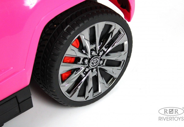 Изображение товара Детский автомобиль RiverToys Toyota Land Cruiser 300 / Z002ZZ-A (розовый)