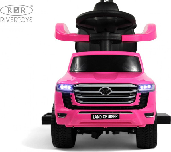 Изображение товара Детский автомобиль RiverToys Toyota Land Cruiser 300 / Z002ZZ-A (розовый)