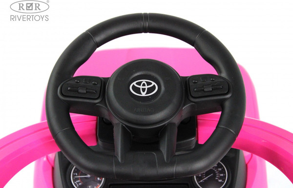 Изображение товара Детский автомобиль RiverToys Toyota Land Cruiser 300 / Z002ZZ-A (розовый)