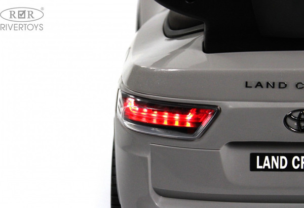 Изображение товара Детский автомобиль RiverToys Toyota Land Cruiser 300 / Z002ZZ-A (серый)