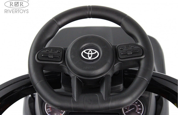 Изображение товара Детский автомобиль RiverToys Toyota Land Cruiser 300 / Z002ZZ-A (черный)