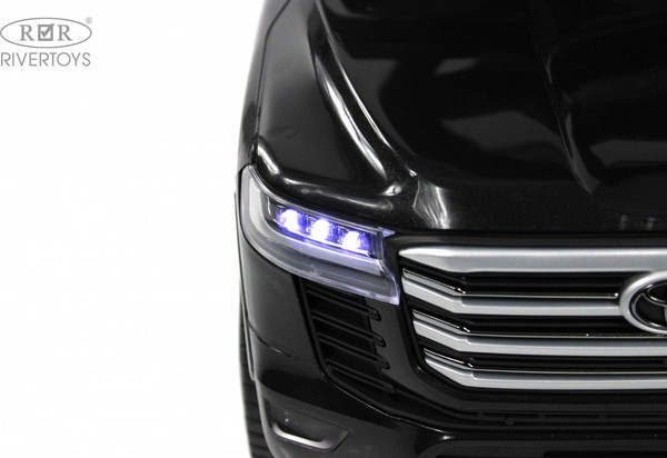 Изображение товара Детский автомобиль RiverToys Toyota Land Cruiser 300 / Z002ZZ-A (черный)