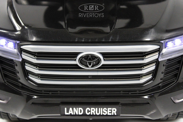 Изображение товара Детский автомобиль RiverToys Toyota Land Cruiser 300 / Z002ZZ-A (черный)