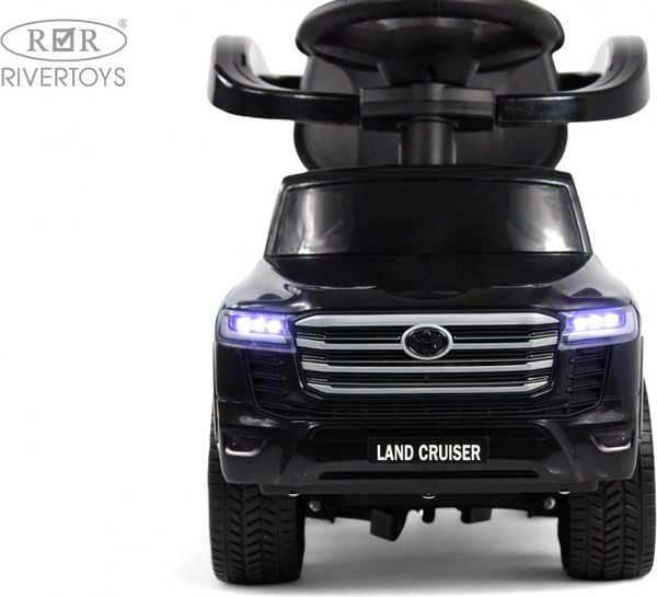 Изображение товара Каталка детская RiverToys Toyota Land Cruiser 300 / Z002ZZ-C (черный)
