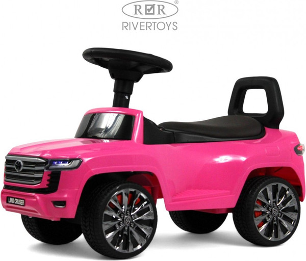 Изображение товара Каталка детская RiverToys Toyota Land Cruiser 300 / Z002ZZ-D (розовый)
