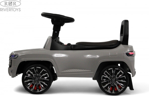 Изображение товара Каталка детская RiverToys Toyota Land Cruiser 300 / Z002ZZ-D (серый)