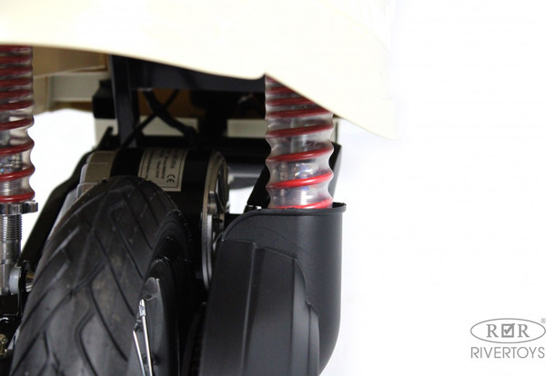 Изображение товара Детский мотоцикл RiverToys A111AA (бежевый)