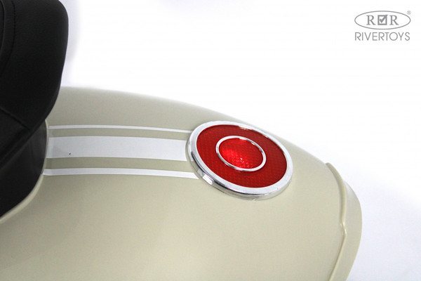 Изображение товара Детский мотоцикл RiverToys A111AA (бежевый)