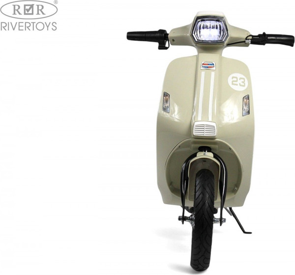 Изображение товара Детский мотоцикл RiverToys A111AA (бежевый)