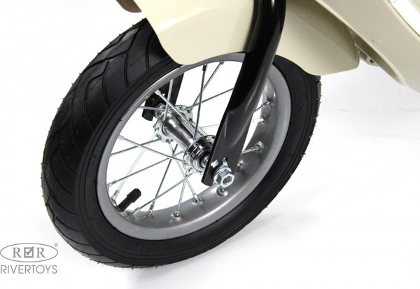 Изображение товара Детский мотоцикл RiverToys A111AA (бежевый)