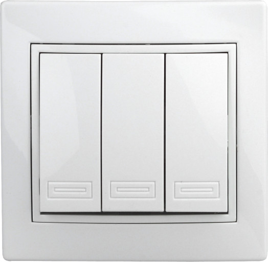 Изображение товара Выключатель INTRO Plano 1-106-01 / Б0053788 (белый)