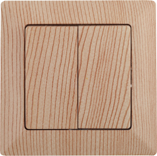 Изображение товара Выключатель INTRO Solo 4-104-11 / Б0053592 (сосна)
