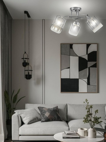 Изображение товара Люстра Aitin-Pro НПБ 02-3x60-101 / 6011/3 (хром)