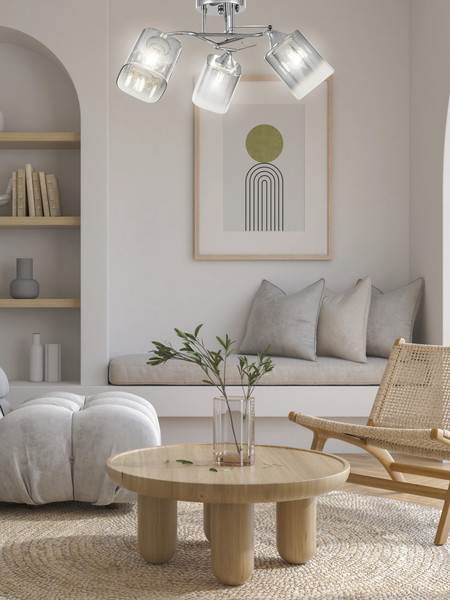 Изображение товара Люстра Aitin-Pro НПБ 02-3x60-101 / 6011/3 (хром)