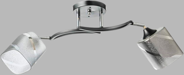 Изображение товара Спот Aitin-Pro НПБ 02-2х60-101 / 6039/2 (черный/хром)