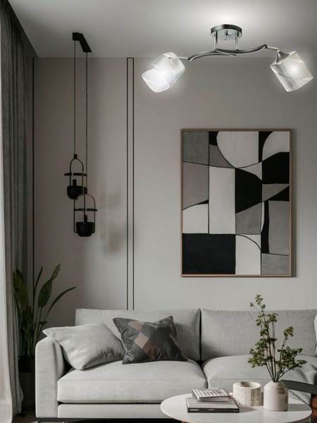 Изображение товара Спот Aitin-Pro НПБ 02-2х60-101 / 6039/2 (черный/хром)