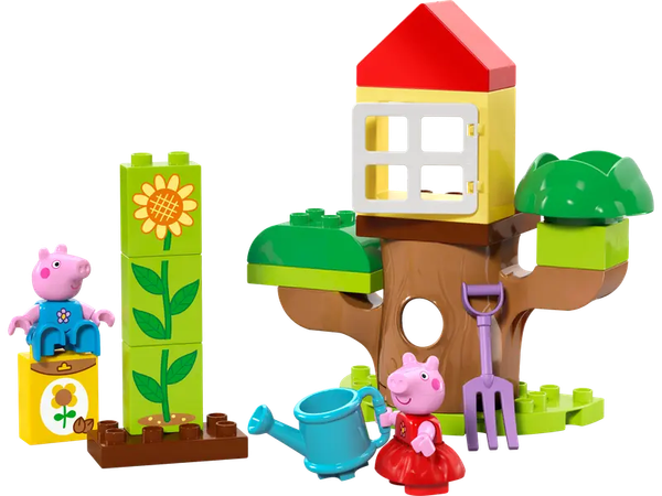 Изображение товара Конструктор Lego Duplo Свинка Пеппа Сад и домик на дереве 10431