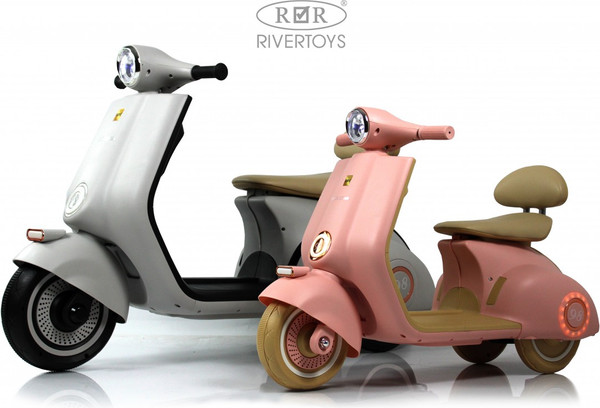 Изображение товара Детский мотоцикл RiverToys K777PX-A (серый)