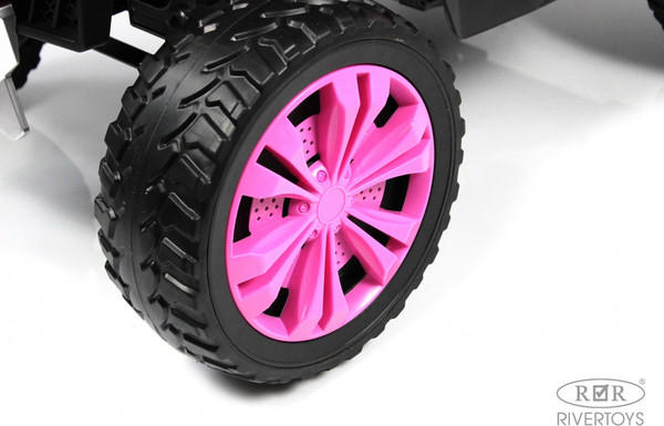 Изображение товара Детский автомобиль RiverToys F888FF (розовый)