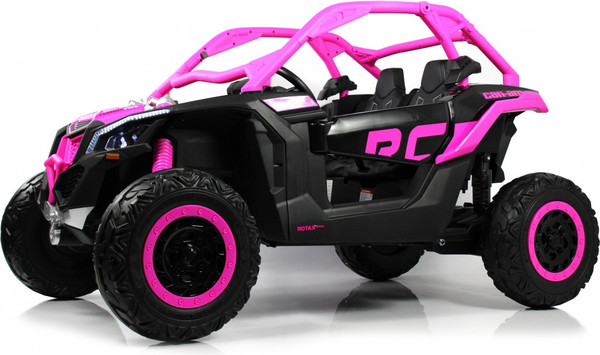 Изображение товара Детский автомобиль RiverToys BRP Can-Am Maverick Y111YY (темно-розовый)