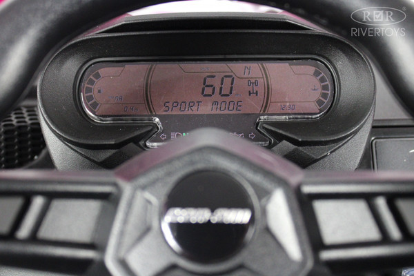 Изображение товара Детский автомобиль RiverToys BRP Can-Am Maverick Y111YY (темно-розовый)