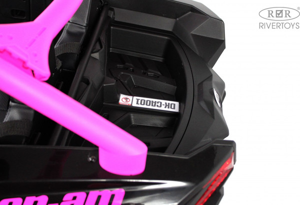 Изображение товара Детский автомобиль RiverToys BRP Can-Am Maverick Y111YY (темно-розовый)